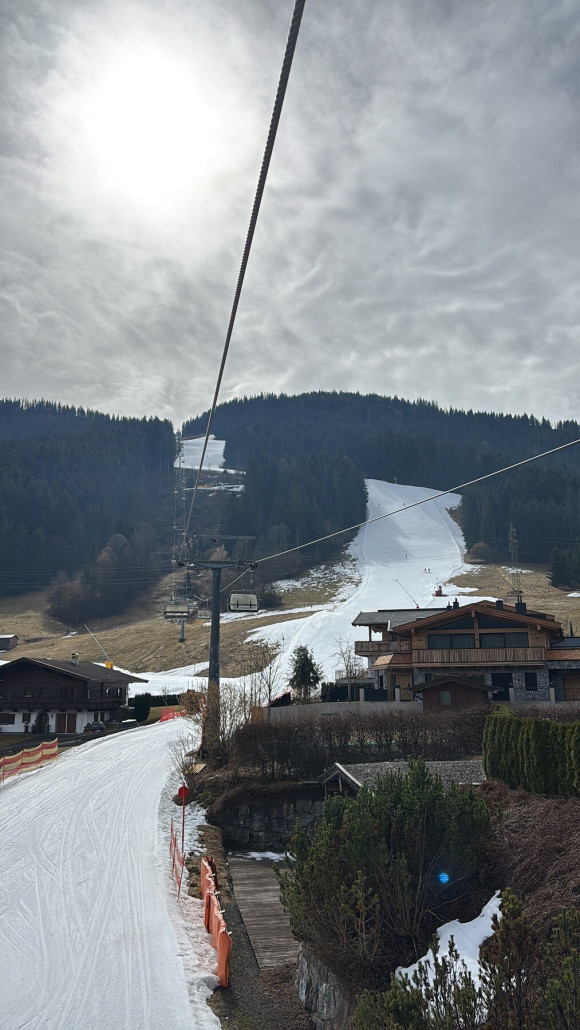 Astbergabfahrt - noch dick eingepackt