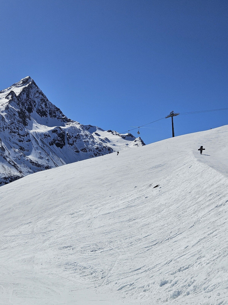 Trasse des Sechsersessels von der 2 aufgenommen