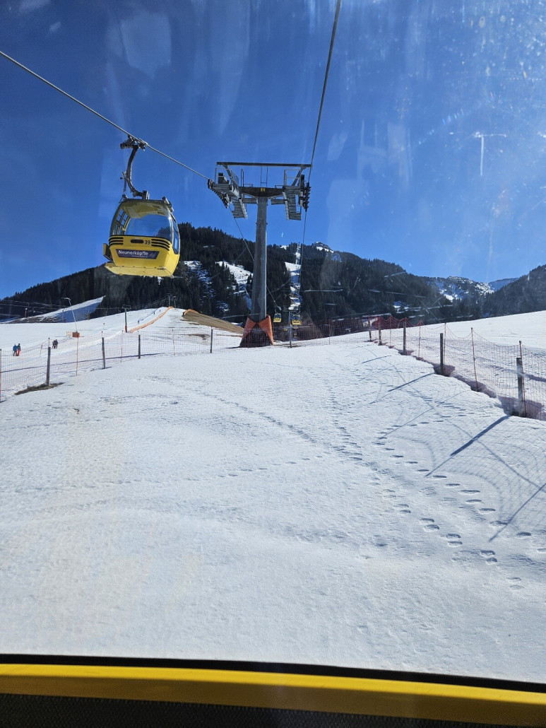 Start mit der Neunerköpflebahn