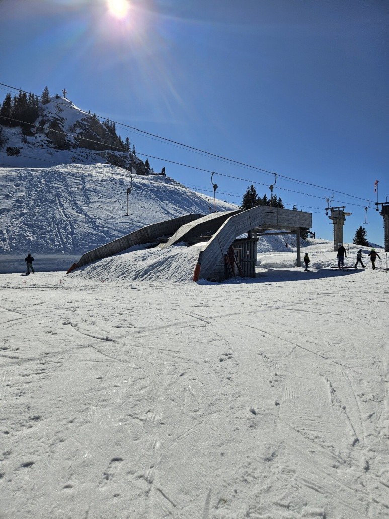 Bergstation des Doppelschleppers