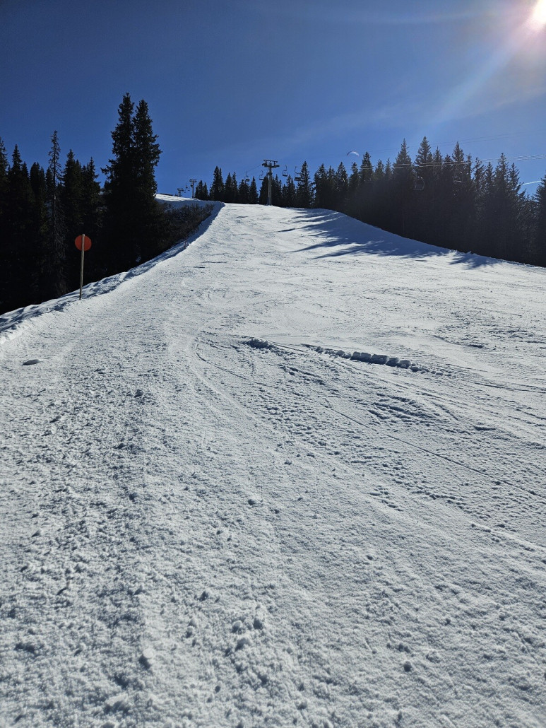 die 16 sieht am Bild gut aus, war aber mies.<br />Harter, abgerutschter Kunstschnee und großflächig drin Eisplatten.
