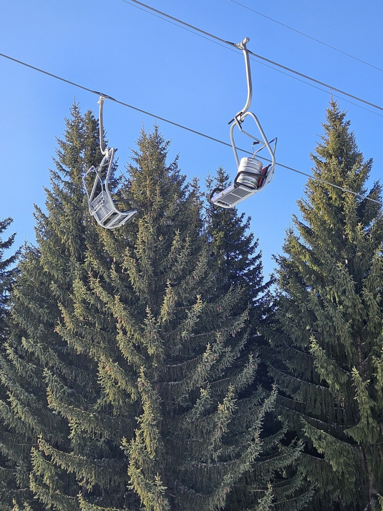 Biertransport in den Bergen