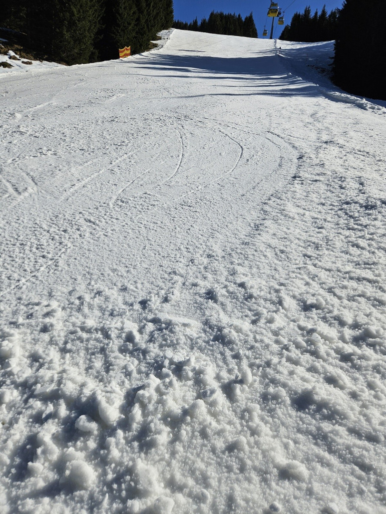 die Talabfahrt nach der DSB war dann wieder recht gut