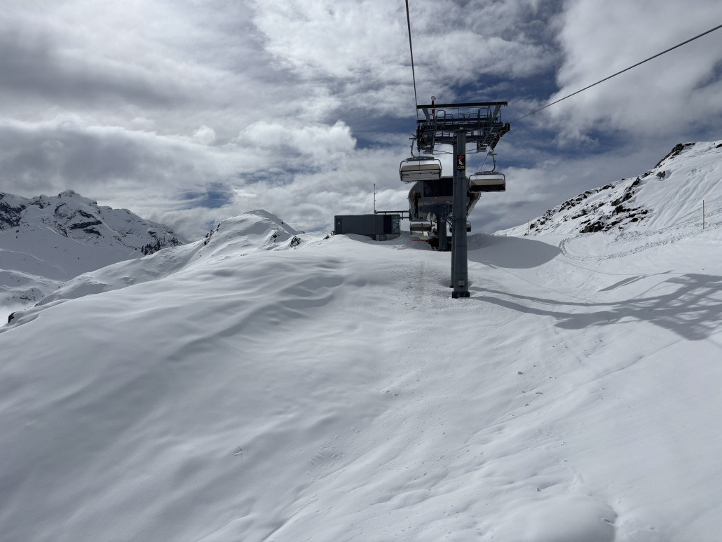 Schöne Stimmung oben am Joch