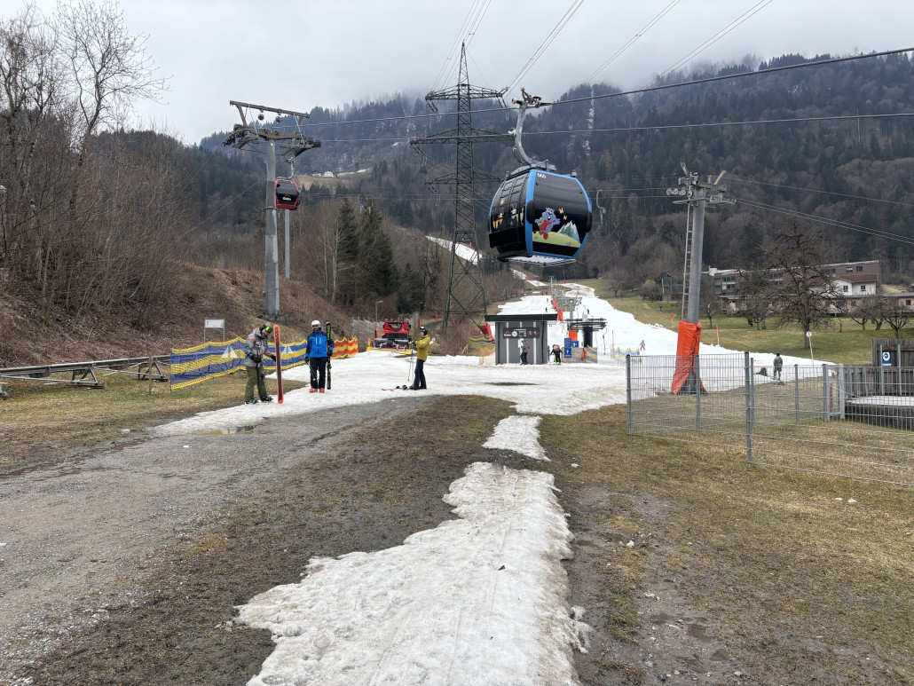 Und Frühlingsstimmung unten im Tal…