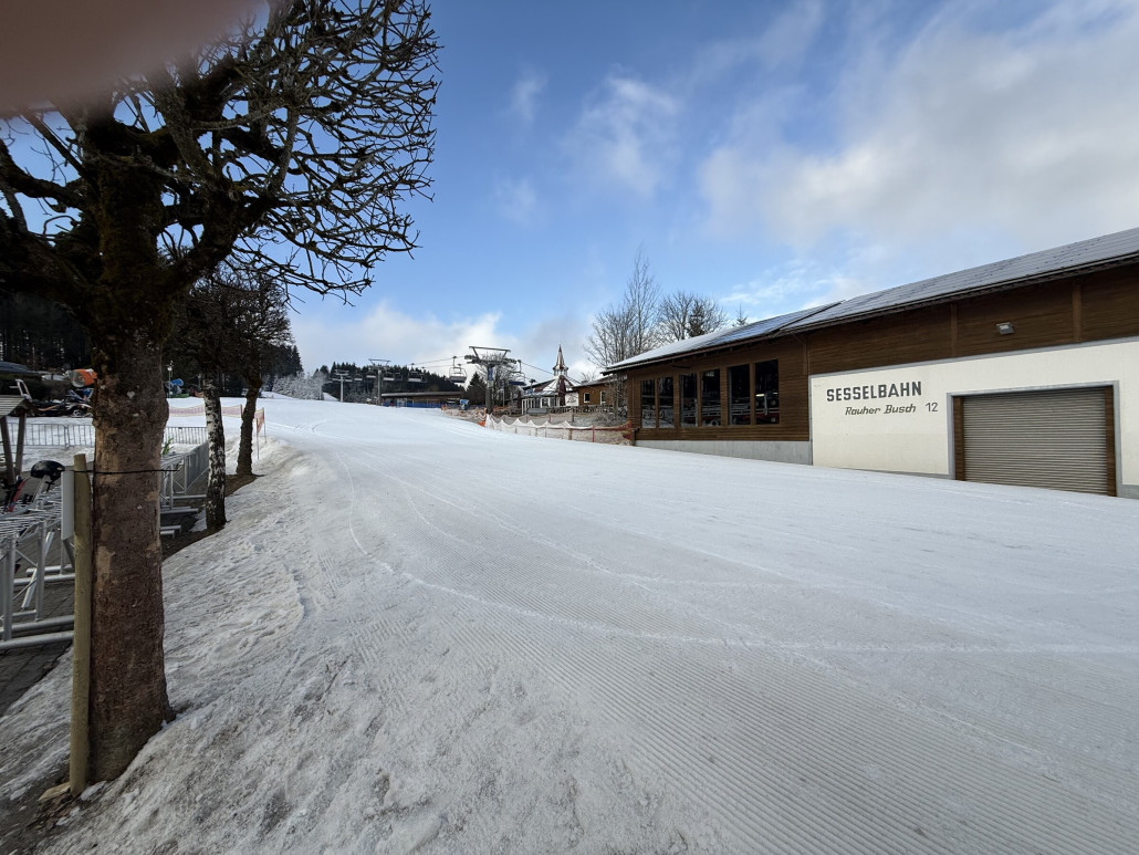 Rauher Busch um 8.30 Uhr
