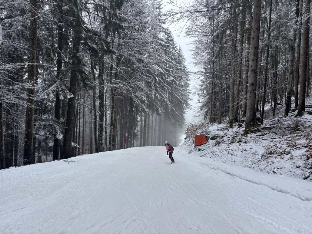 Talabfahrt nach St. Gallenkirch. Extrem nass