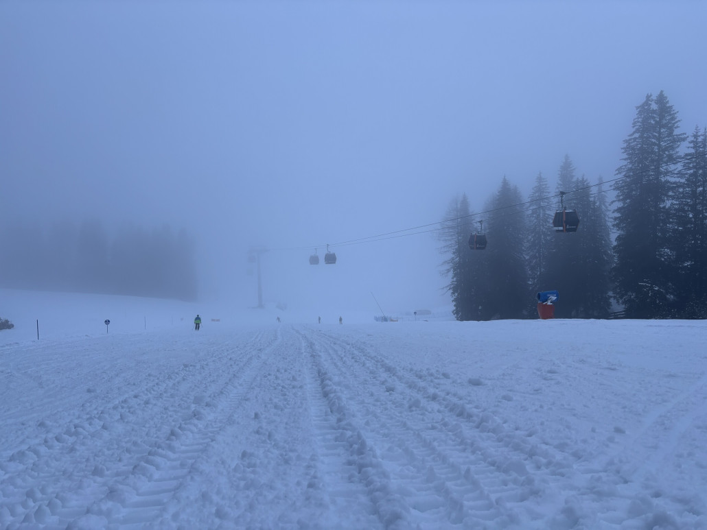 …aber heute leider nicht immer die Fräse nutzte