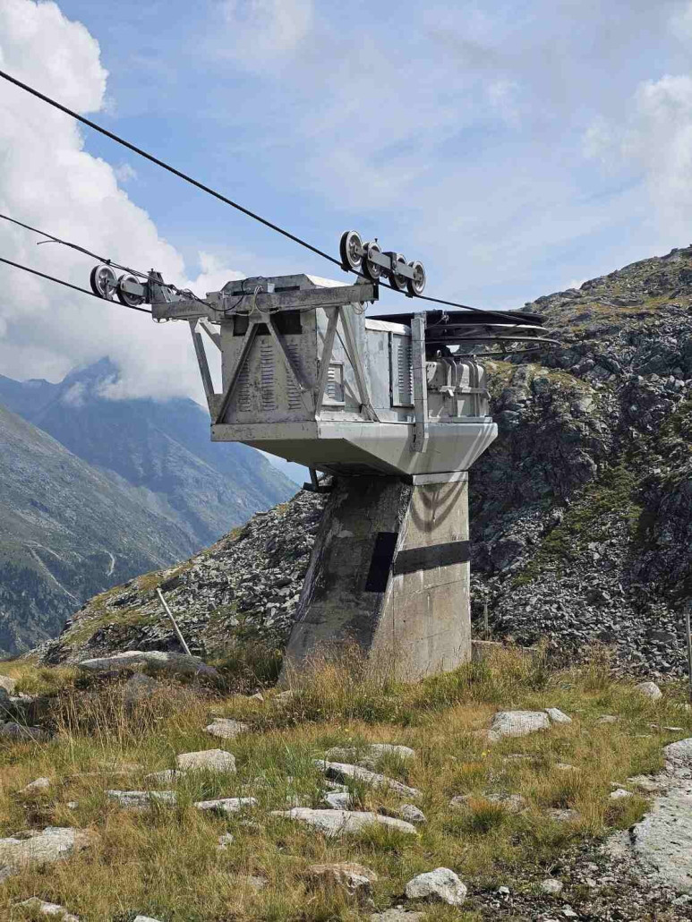 Die Bergstation aus der Nähe.