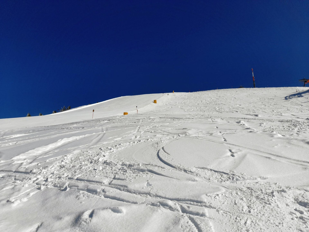 Hohe Salve, Piste 45 in Topzustand
