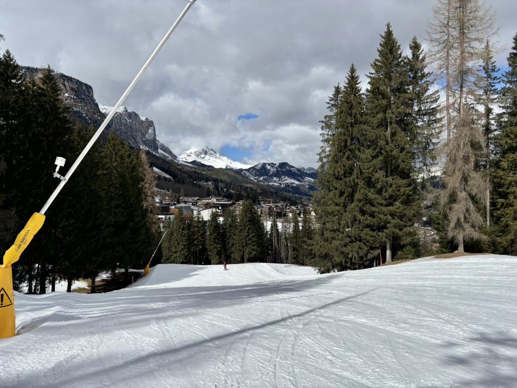 Abfahrt „Altin“ (17) vom Piz la Ila war wenig los und gut beisammen…