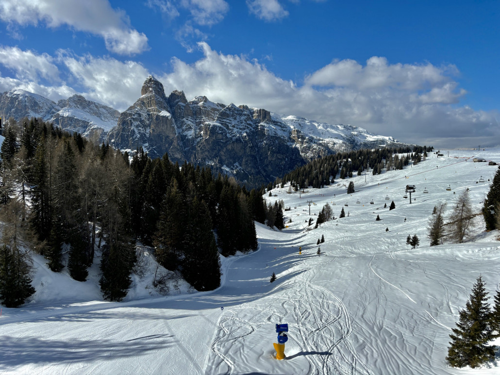 Die teilweise schattige Piste „Braia Fraia“ (20) zur 6KSB Roby war eine nette Abwechslung auf dem Rückweg