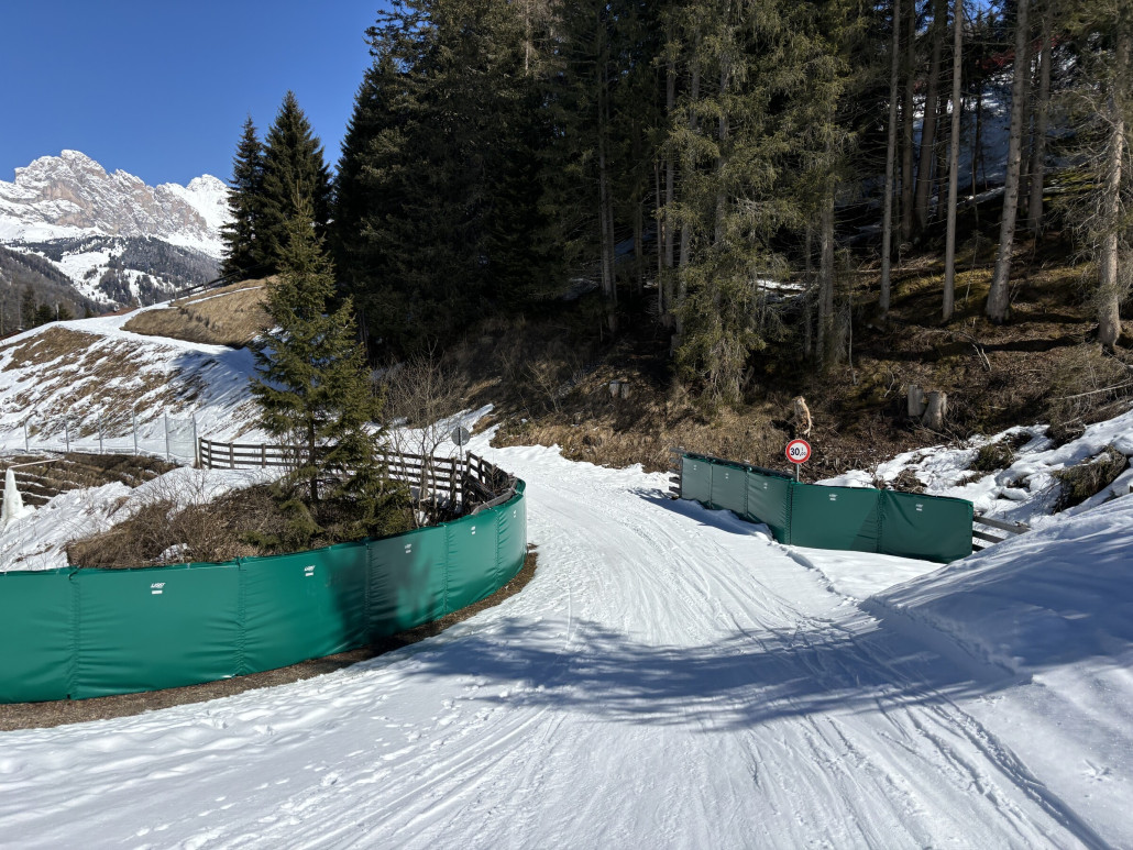 ...über die Brücke...
