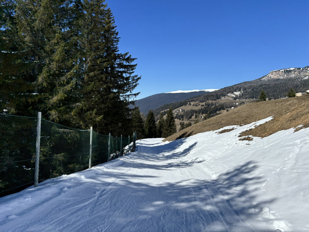 ...und den kleinen Ziehweg...