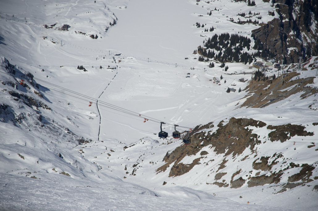 Kreuzung aller Kabinen