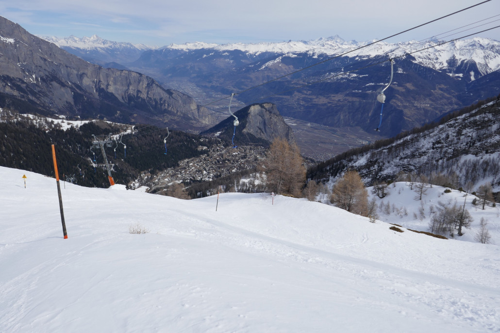 Ab hier wurde es steil