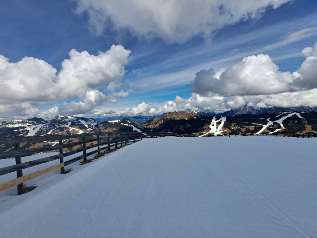 Piste 1 am späteren Vormittag
