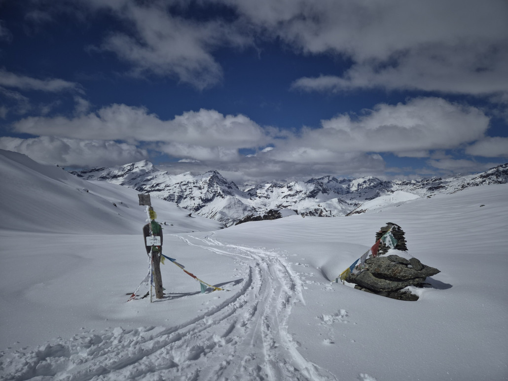 Startpunkt der ersten Abfahrt