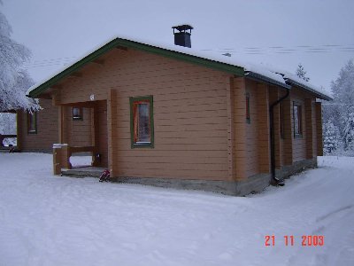 Unsere Unterkunft (natürlich mit Sauna)