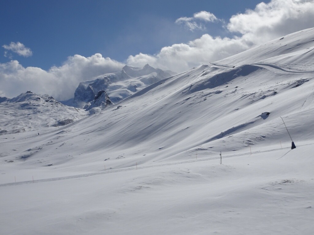 Blick zum Monte Rosa Massiv