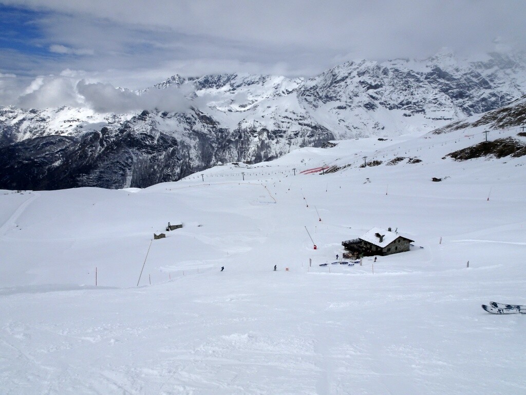 In Valtournenche kam die Sonne nochmal raus