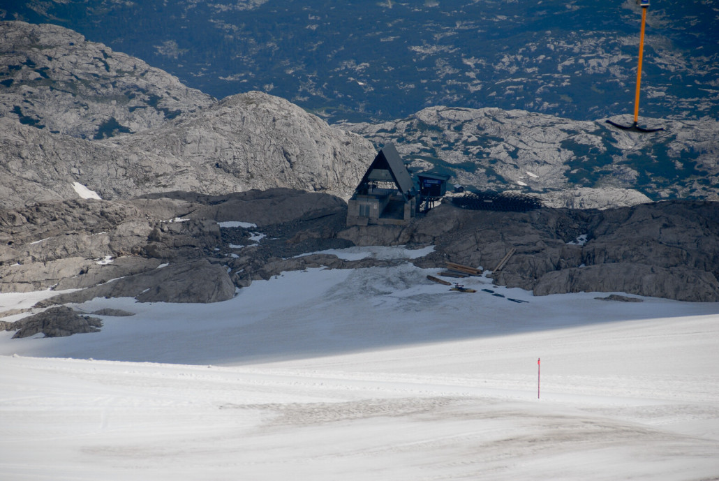 Das Gletscherniveau noch deutlich höher als heute