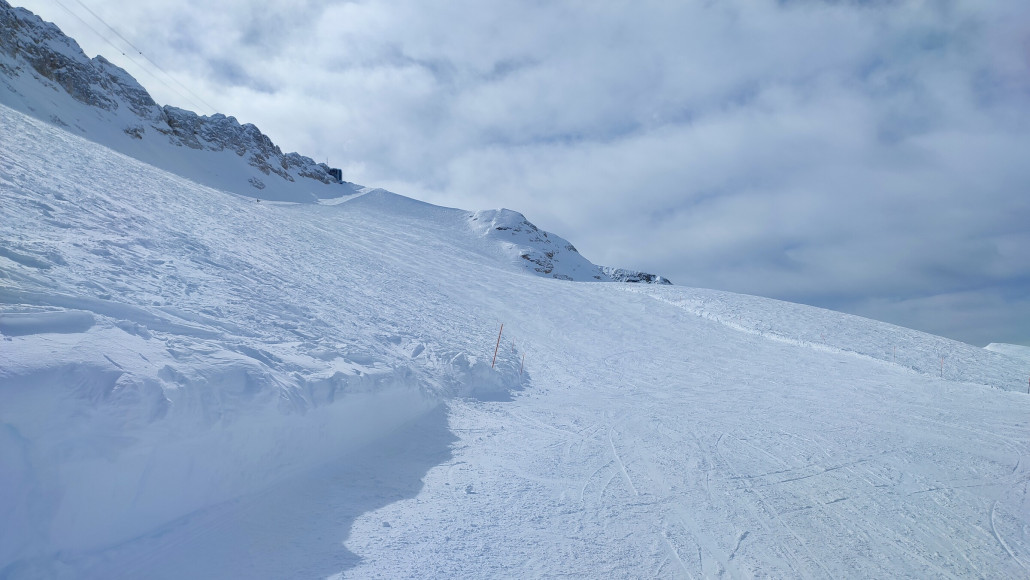 Marmolada oben Buckelpiste, Mitte ging