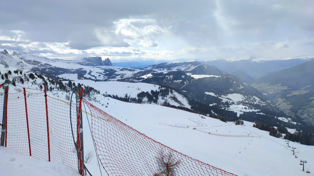 Blick zur Seiser Alm