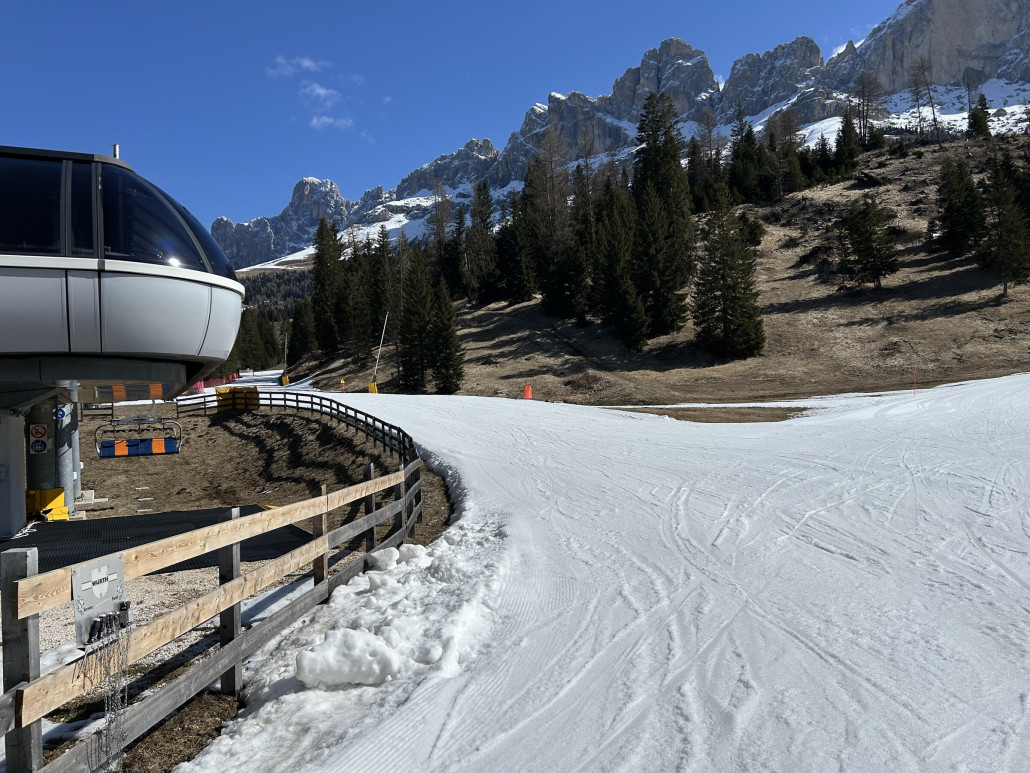 Auch am neuen Standort der Talstation wurden die Bäume entfernt.