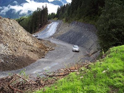 Blick von Pistenrand