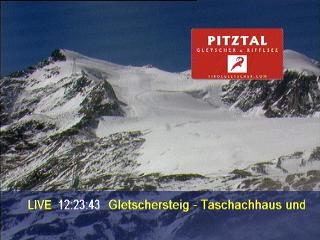 Auch am Pitztaler wird oben schon präpariert