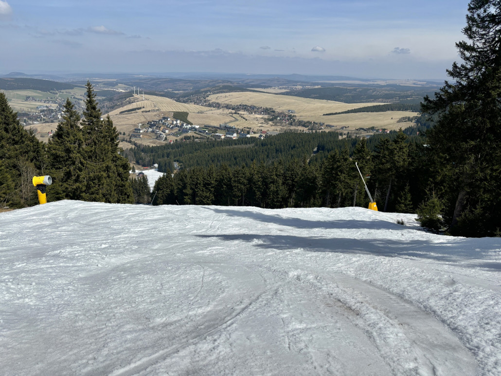 Dünne und bald braun oben am Toten Mann