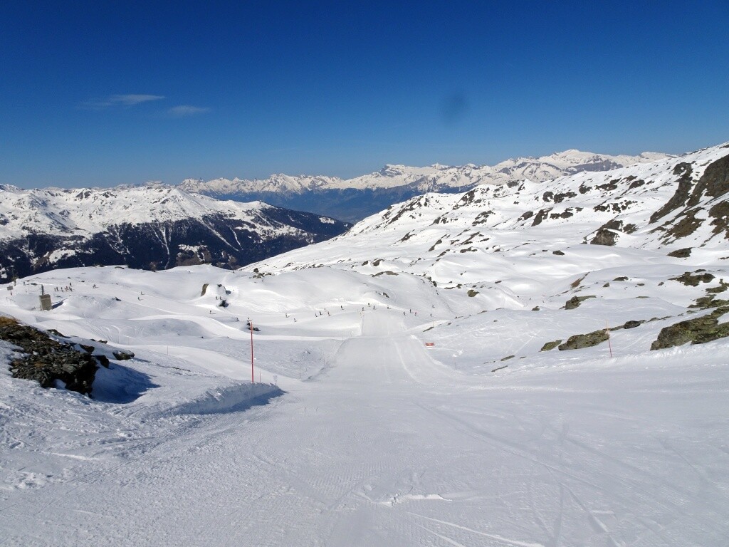 Piste von der Bella Tola