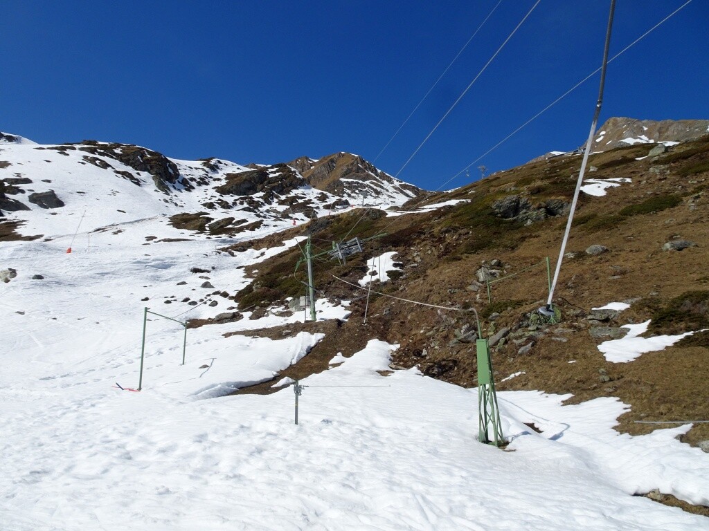 Mit seiner abgehängten Bergstation