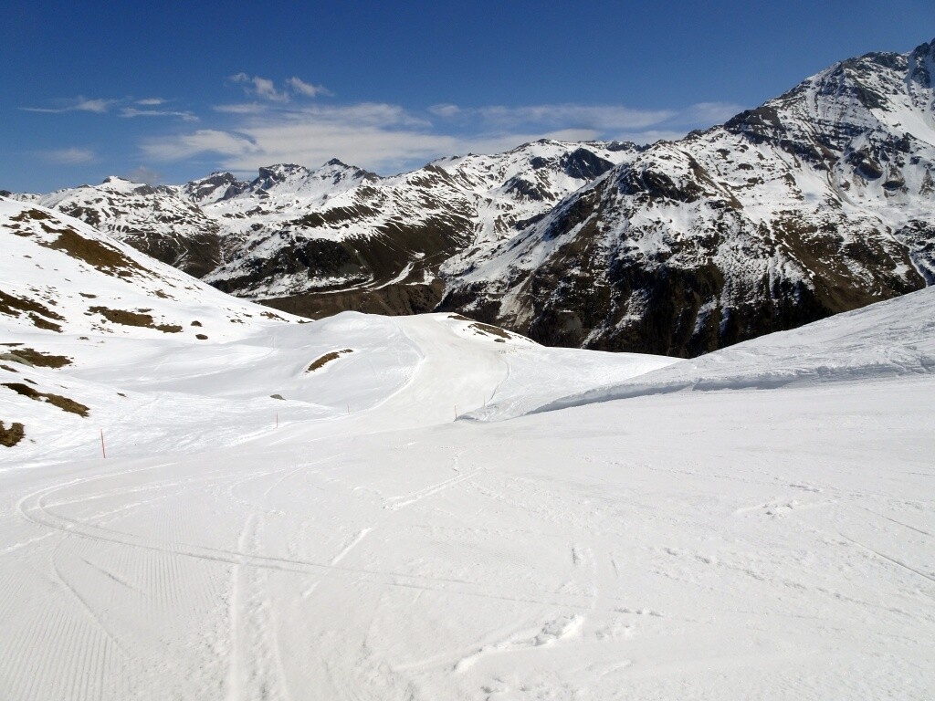 Frische Gouillesabfahrt