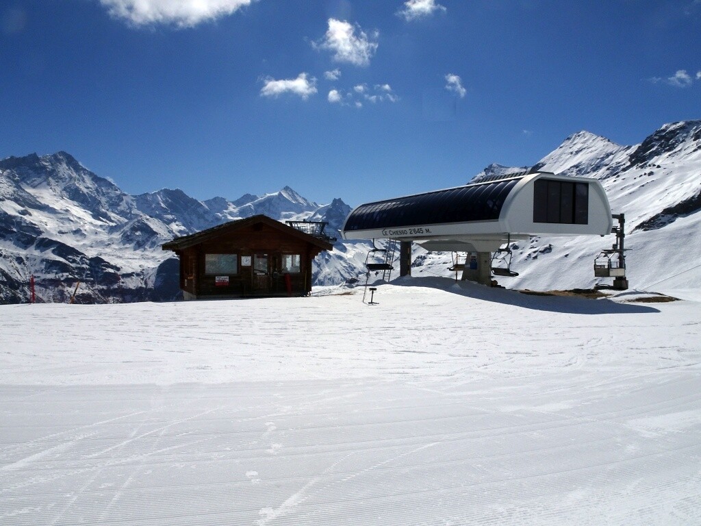 Bergstation 4er Sesselbahn Le Chiesso