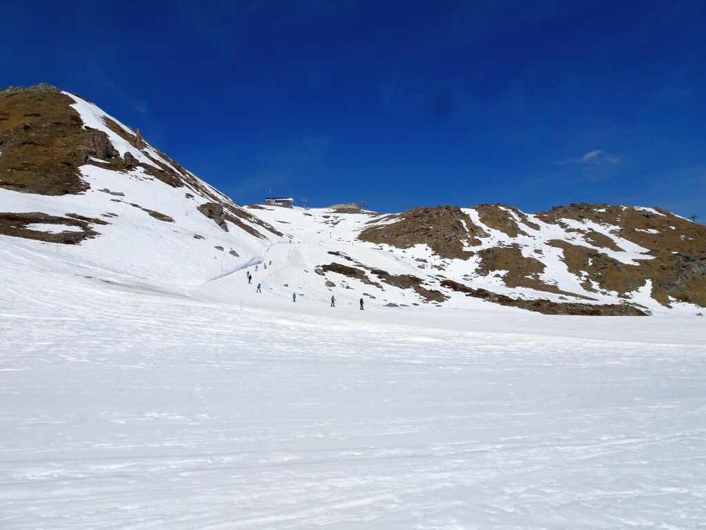 Blick aus dem Lonalift zur Bergstation Col du Pouce