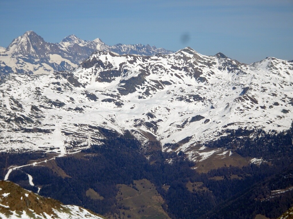 Das Skigebiet von Saint Luc.