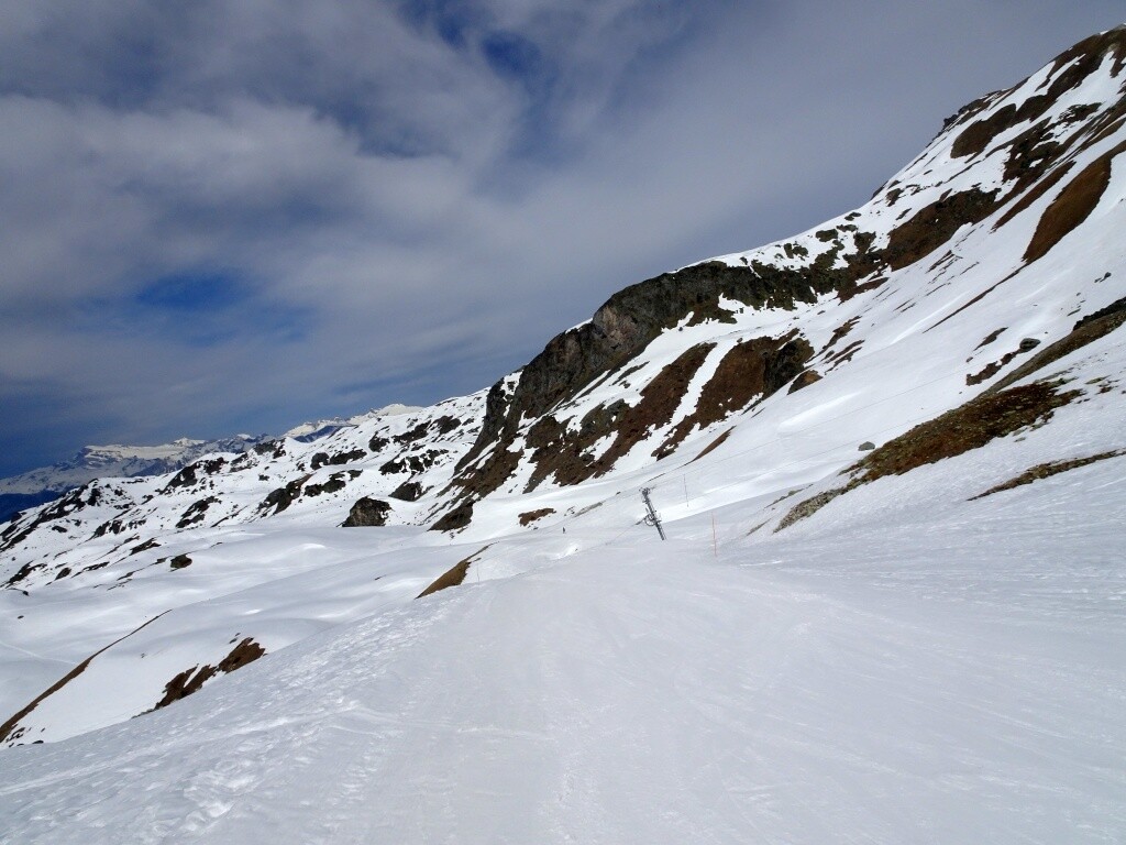 Provisorisch geöffneter ehemaliger Verbindungsweg.