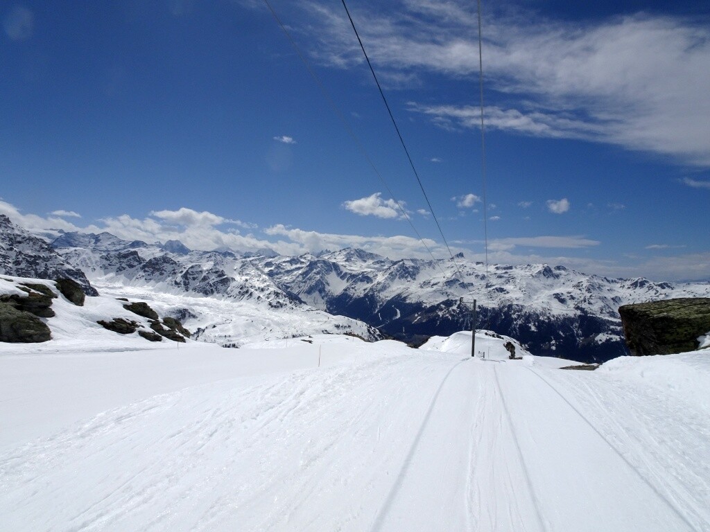 Wieder im Pas de Boeuf. Die Sonne kam nochmal zum Abschluss.