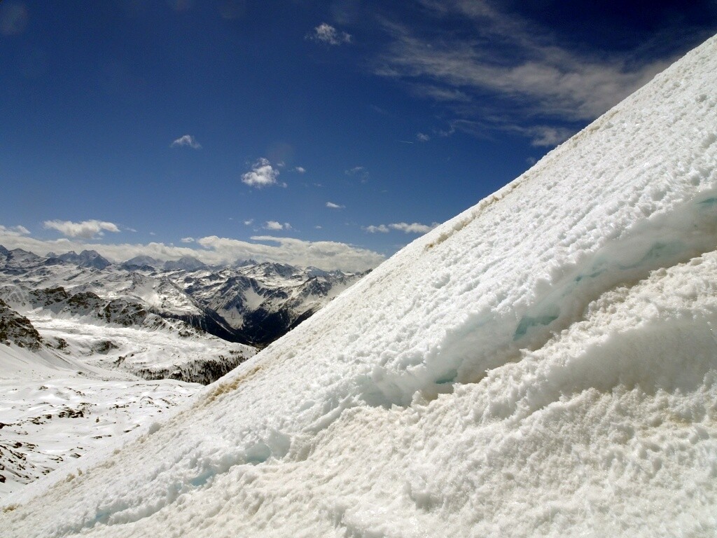 Vorm Gipfel des Bella Tola.
