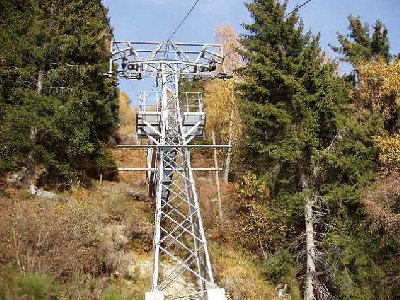 Sehr steil im Oberen Abschnitt Austiegstütze
