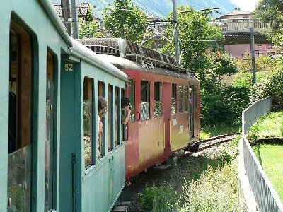 BDe 4/4 kurz vor der Station Roveredo