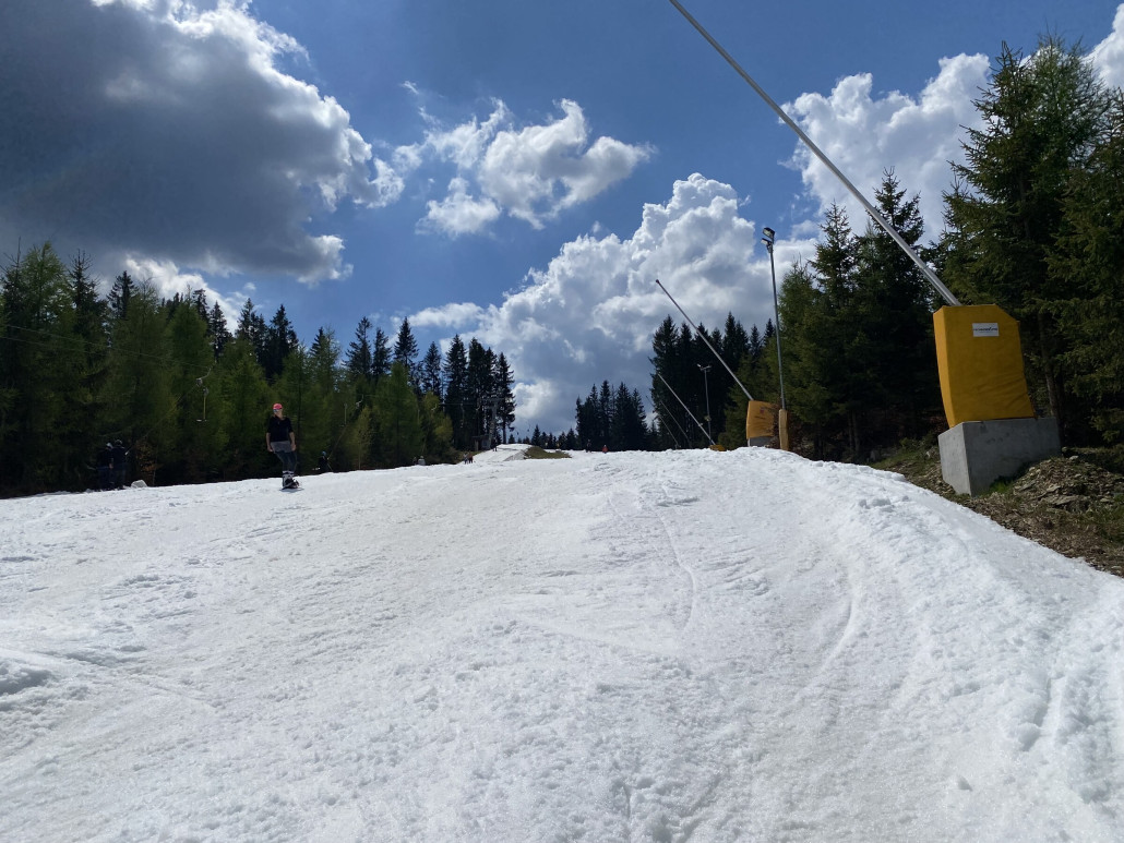 Blick zur Bergstation