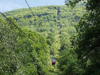 Ganze Trasse ohne eine Stütze