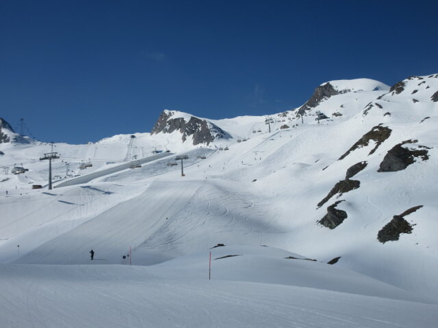 Rettenwandpiste 1, darüber der 6-CLD-B Kristall