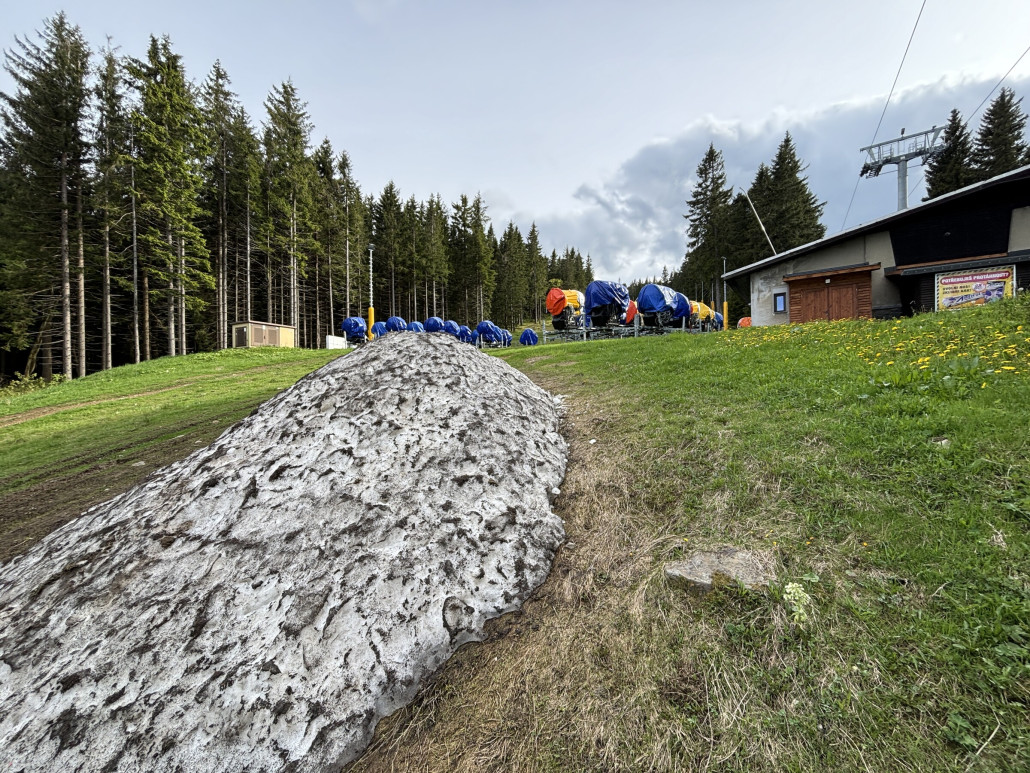 ...und Schnee von unten