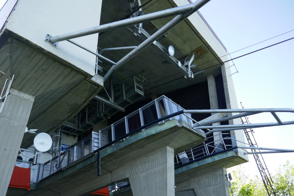 Einfahrtsbereich Bergstation