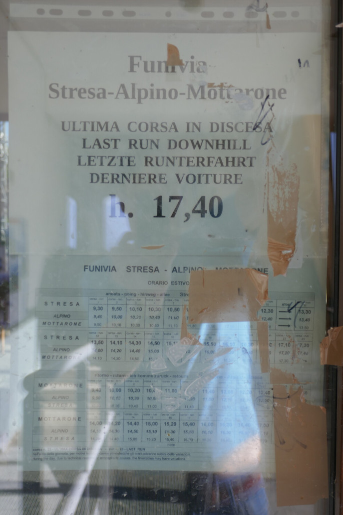 Als wäre alles noch in Betrieb