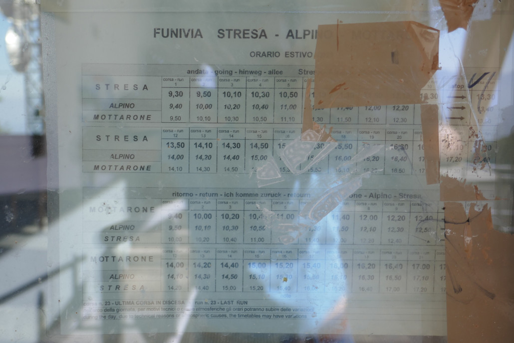 Als wäre alles noch in Betrieb